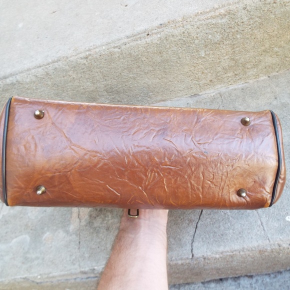 Vintage 1960's Naugahyde Ladies Shoulder Bag - Picture 6 of 8